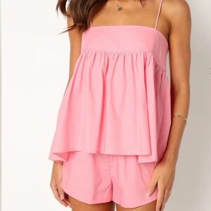 SNDYS Pink Short Set LIKE NEW